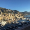 Blick aus dem Hotel über den Jachthafen von Monaco